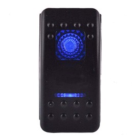 ETOPARS 3 X Heavy Duty Car Boat Rocker Switch Dash Dashboard Dual Blue Light ON OFF 5Pin SPST Toggle Switch Waterproof 12V 20A 24V 10A