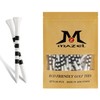 MAZEL Golf Tees Wood Tees Long Tees 70mm/83mm (Pack of