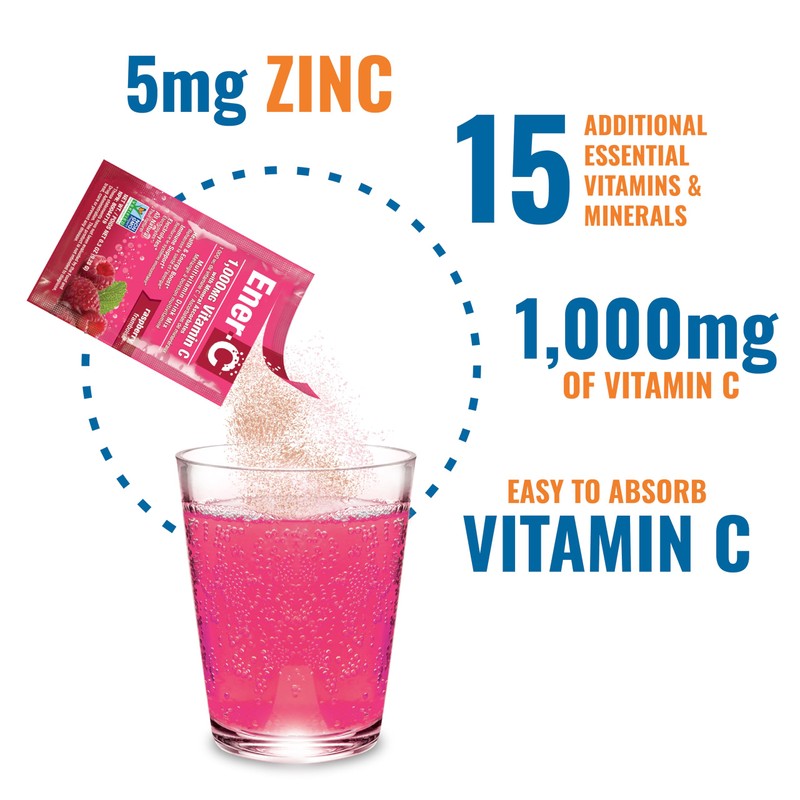 Ener-C Multivitamin Drink Mix - Vitamin Packets for Water, Electrolytes