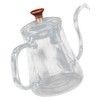 Ciieeo Glass Transparent Coffee Pot Hand Brewing Kettle for Coffee
