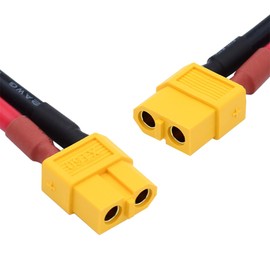 NFHK XT60 Female to Female 12AWG Extension Cable Connector for RC Battery Portable Power Station Solar Panel