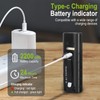 HOSONIC D12 Rechargeable EDC Flashlight, Small Flat Flashlights Powerful with
