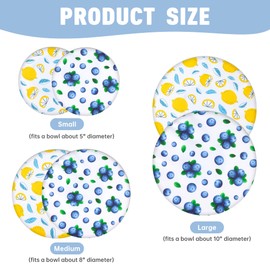 6 PCS Bowl Covers for Bread Proofing, Reusable Elastic Fabric Cloth kitchen Aid Sourdough Bread Proofing Baking Accessories Shower Caps for Sourdough Bread Fruits