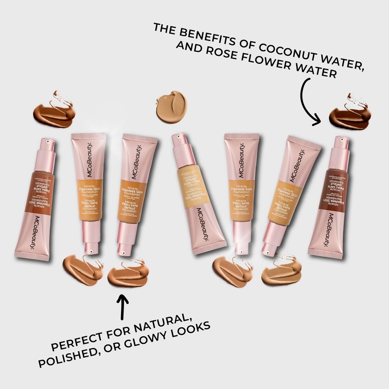 MCoBeauty Miracle Flawless Skin Liquid Foundation - Natural Medium