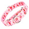 Martingale Dog Collar for Medium Pet Dogs- Pink Strawberry No-Slip