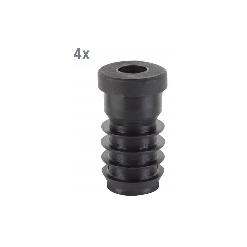 Threaded plug for the closure of circular tubes 25 mm