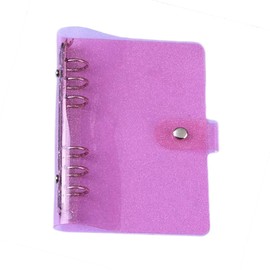 A5 Soft PVC 6 Ring Binder with Snap Closure, Loose Leaf Personal Planner Folder for Home, School and Office, Writing Supplies