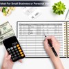 HAUTOCO Hardcover Accounting Ledger Book for Small Business Bookkeeping Horizontal