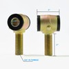 MIMIRACLE 3/4" .750" Threaded Bushing Kit for 4-Link Suspension, Adjustable