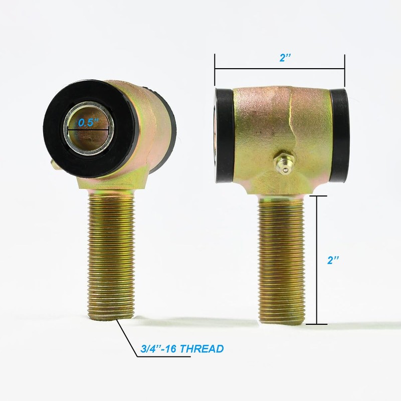 MIMIRACLE 3/4" .750" Threaded Bushing Kit for 4-Link Suspension, Adjustable