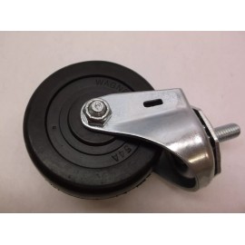 Unbranded/Generic Set of 2 - 3x1.25 Thread Stem Soft Rubber Zinc Finish 01505718 (C49K)