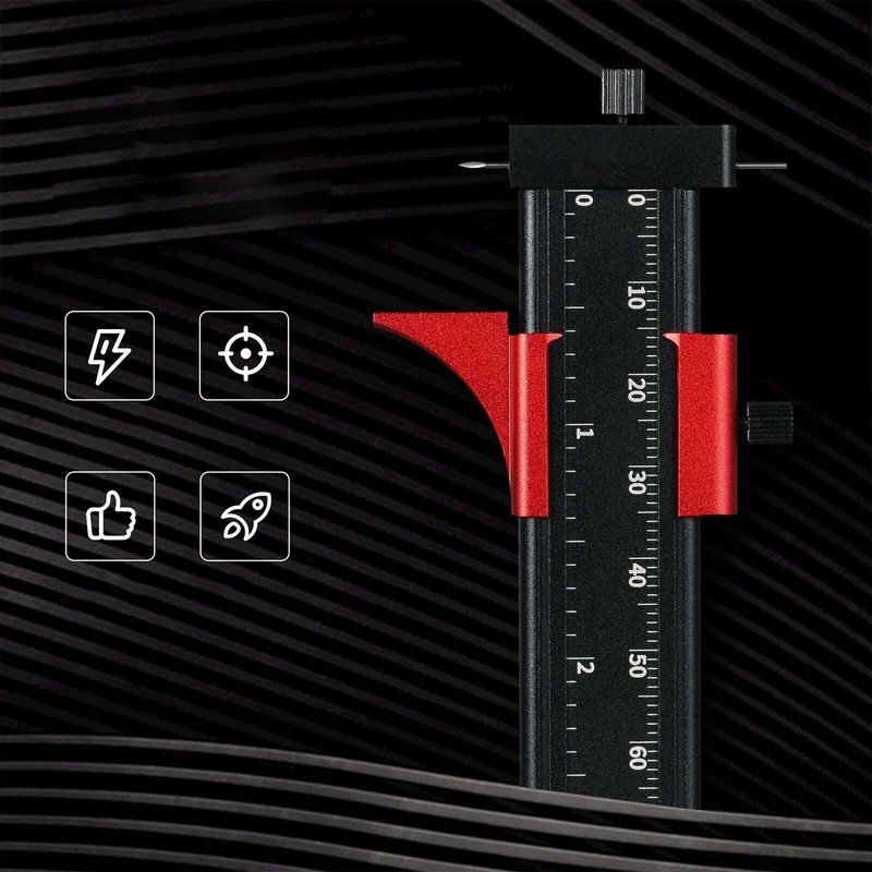 Gundam Model Building Line Ruler + 3 Pins DIY Model
