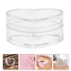 AIMALL 20pcs Heart-Shaped Transparent Plastic Packaging Boxes - Candy, Jewelry,