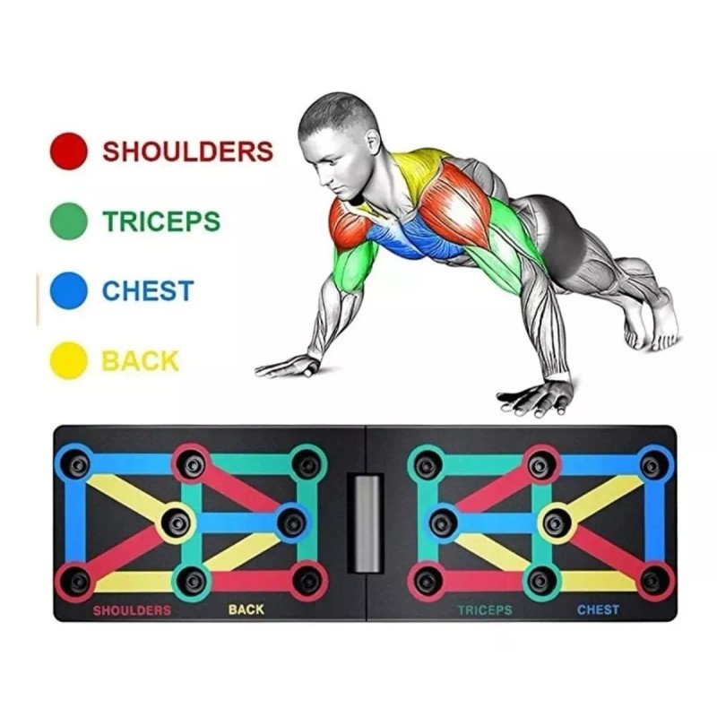 Blandar Tabla Para Lagartijas + Tapete De Yoga Ejercicio