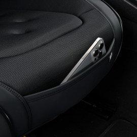 KAYI Car Seat Cover, Memory Foam Car Seat Cushion, Non-Slip Bottom Breathable Car Seat Cover, Relieve Tailbone Pain, Car Seat Protector, Suitable for 95% of Vehicles (Black)