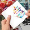 NobleWorks - 1 Birthday Greeting Card (Uncle) w/ 5 x
