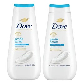 Dove Jabón Líquido Exfoliante Corporal Shower Gel 2pzs