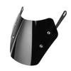 Universal Motorcycle Windshield Wind Deflector Screen W/Mounting Bracket for 5‑7inBlack