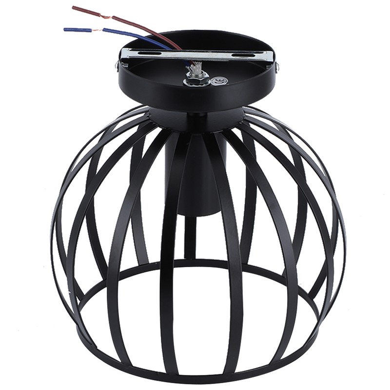 E27 Rustic Cage Chandelier Pendant Light Ceiling Lamp Shade for