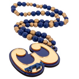 Desert Cactus Sigma Gamma Rho Wooden Bead Tiki Necklace Line Number SGR Poodles Divine 9 D9 Cross Over Acrylic Wood (Tiki #3)