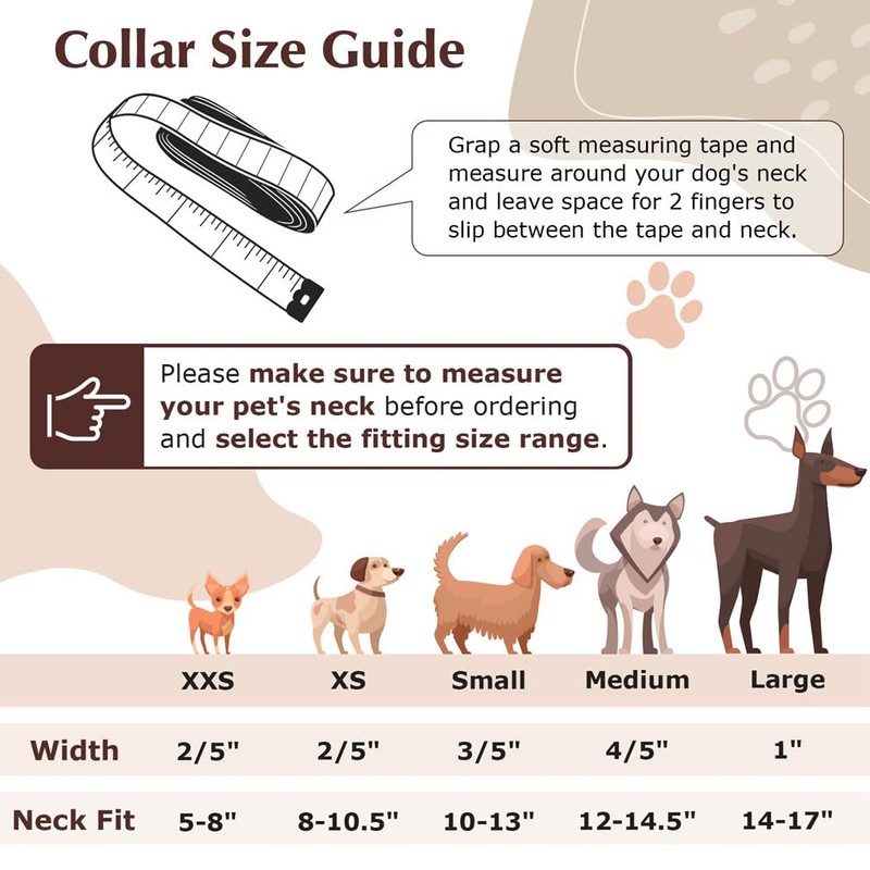 Small Dog Collar with Bell, Synthetic Leather Pu Basic Cat