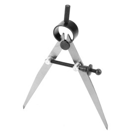 Yosoo Health Gear Leather Compass, Leather Divider 100 mm Spring Rotating Scratch Leathercraft Compass DIY Sewing Tools