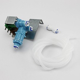 Compatible Water Inlet Valve for ED5GHGXMQ00, ED2KVEXVQ01, ED5LVAXWQ02, Maytag MSD2542VEB01 Refrigerator