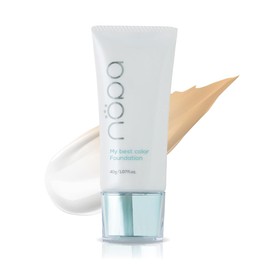 nopa My Best Color Foundation, 1.4 oz (40 g), SPF50+, PA+++ Cactus Extract Formulation, All-in-One Makeup Base, Rosemary Scent, UV Absorber Free