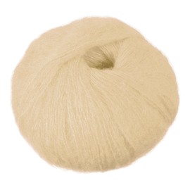 PATIKIL Mohair Yarn, Soft Yarn Mohair Fuzzy Fur Fine Fluffy Yarns Thin for Crocheting Knitting Sweater Scarf Hat Crafts Blanket Rug, Beige
