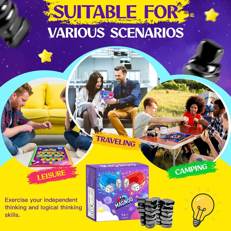 Magnetic Chess Game, 2025 Upgrade Version - Portable Thinking &