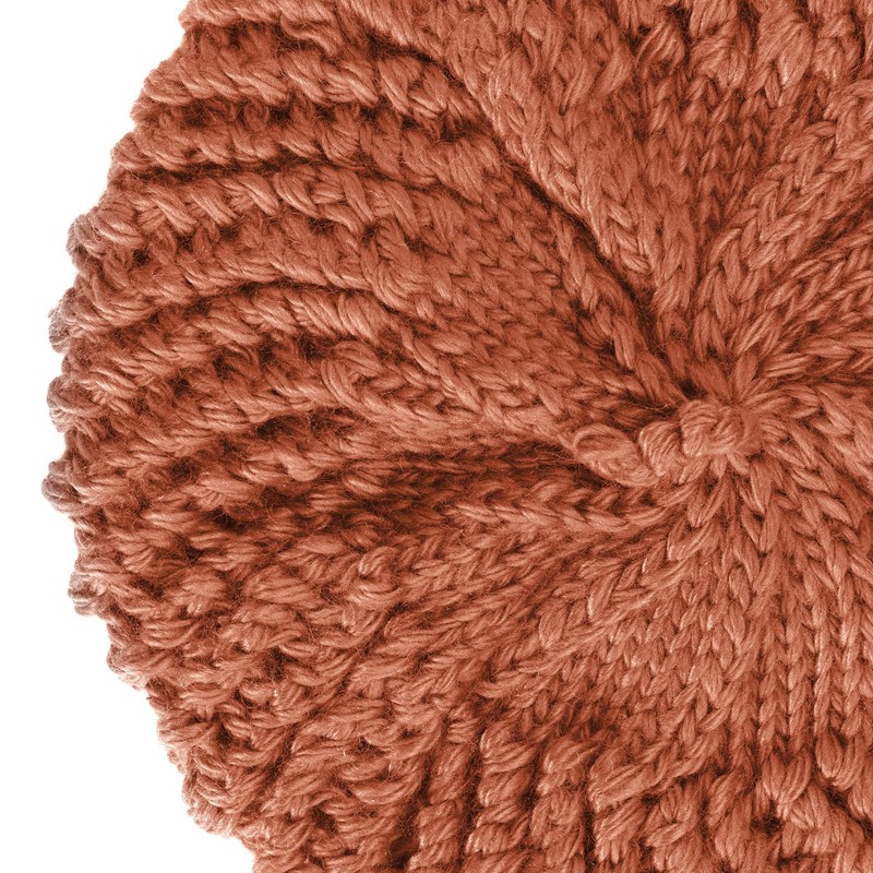 ZLYC Women's Cable Knitted Beret Hats Braided Baggy Wool Beret