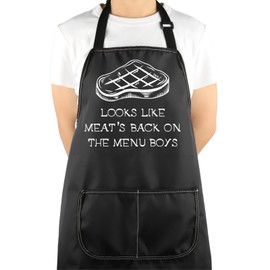 VAMSII Movie Inspired Gift Movie Fan Apron With Pockets BBQ Kitchen Gift Movie Merch