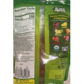 Black Forest Organic (1) Bag Of Black Forest Organic Gummy Bears Chewy Candy 8 Oz Gluten & Fat Free