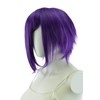 EpicCosplay® Aphrodite Royal Purple Long Bang Layered Short Wig