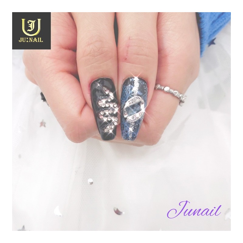 Bluesnake handmade nail tips - Short ballerina / 블루스네이크 수제네일팁