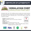 Himalayan Chef Himalayan Pink Salt, Coarse Salt, Mason Jar-3.5 Ounces