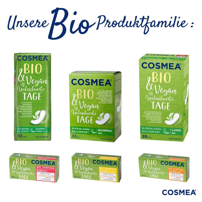 Cosmea Unscented Pantiliners Long Pack of 5 (5 x 26))