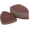 60pcs Mouse Detail Sander Sanding Pads 11 Holes Hook and