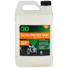 3D Ultra Protectant Tire Shine - Long Lasting, High Shine Tire Spray - Excellent Protectant for Rubber & Vinyl 1 Gallon