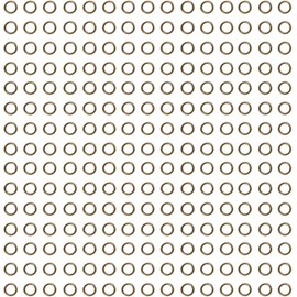 100pcs Antique Bronze Strong No Fade Open Split Jump Rings Connector Loop Bulk (12mm x 1mm)