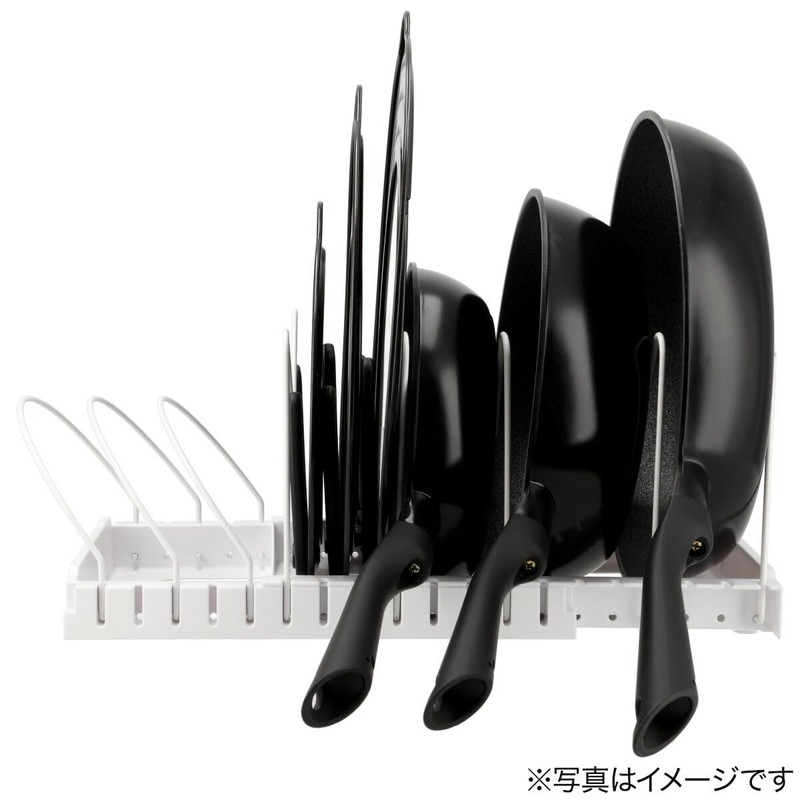 Nitori 8946126 Stand and Store Lid 6.3, 7.1, 7.9 inches