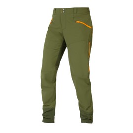 Endura Men's SingleTrack Mountain Cycling Pants ClickFast Liner Compatible Olive Green, XX-Large