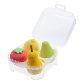 Minkissy 4sets Foundation Makeup Women Cosmetic Tools Sponge Case for Mini Makeup Application 4pcs*4