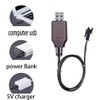 SM-2P Positive USB Charging Cable for RC Car 4.8 V