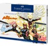 Faber-Castell 167195 Pitt Artist Pen Comic Illustration Set, 3 Ink