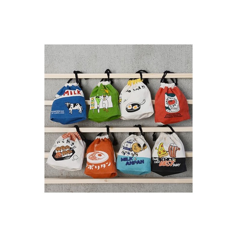 Packable Drawstring Pouch, Small Items, Travel, Inner Bag, Approx. 6.3