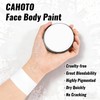 CAHOTO White Face Body Paint, Water Based Foundation
