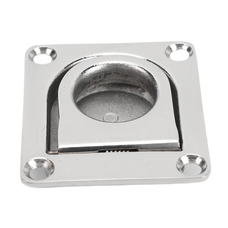 Hatch Pull Handle Stainless Steel 67mm X 56mm Flush Lifting