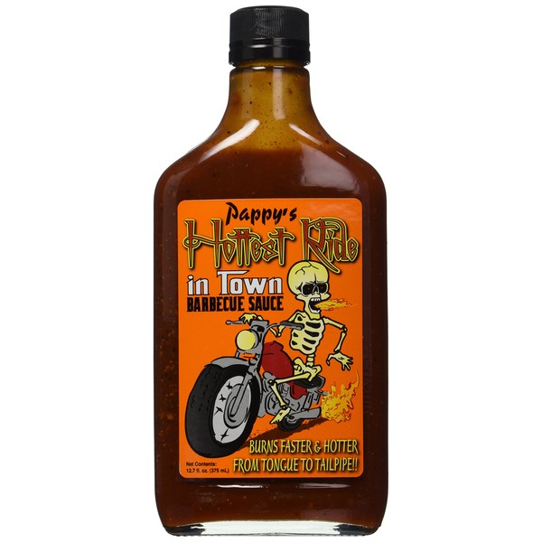 Bourbon Q, BBQ Sauce Pappys Hottest Ride N Town, 12.7 Ounce