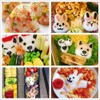 Rice Ball Mold Set, Cartoon Cat Shaped DIY Bento Maker